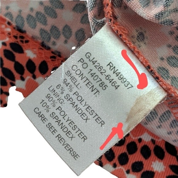 Tail White Label geometric print skort, pockets, golf, comfort stretchy size M - Picture 8 of 8
